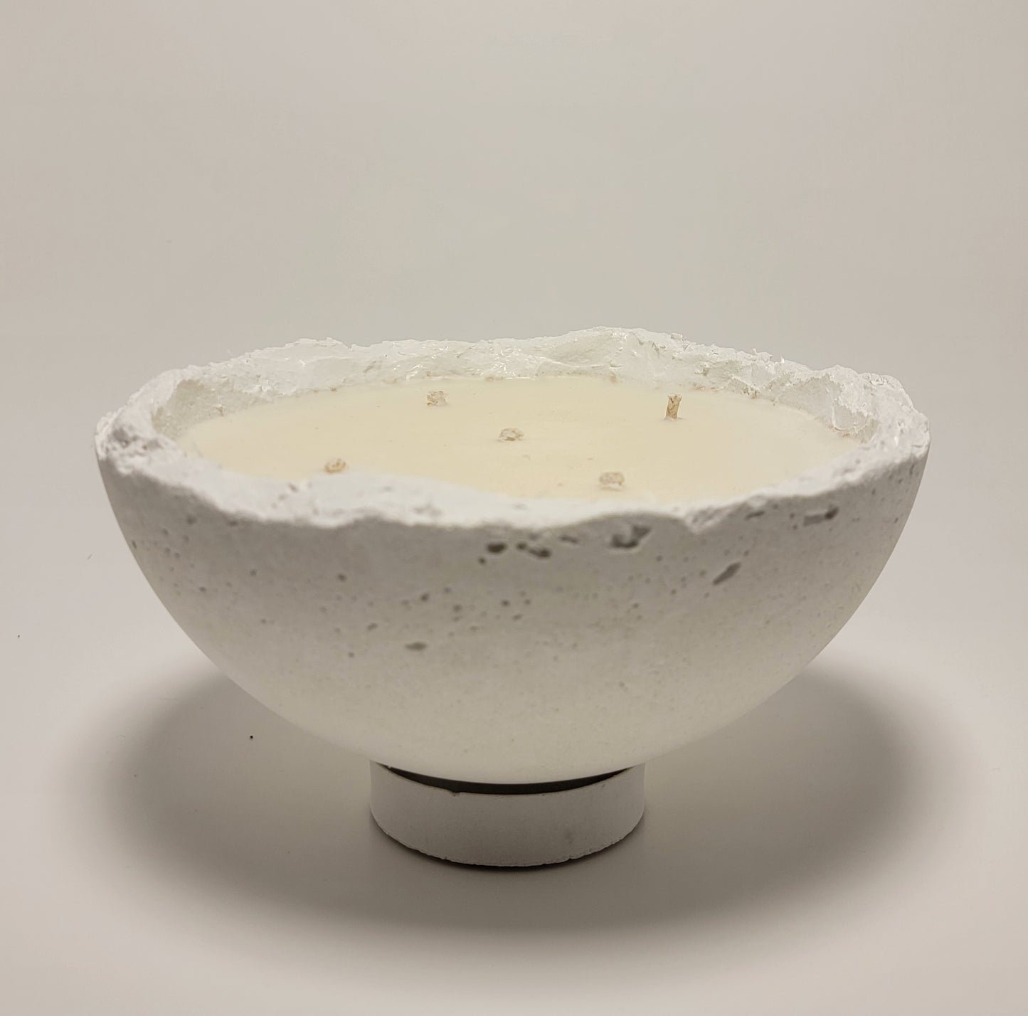 Half Moon Concrete Candle - Moroccan Cashmere