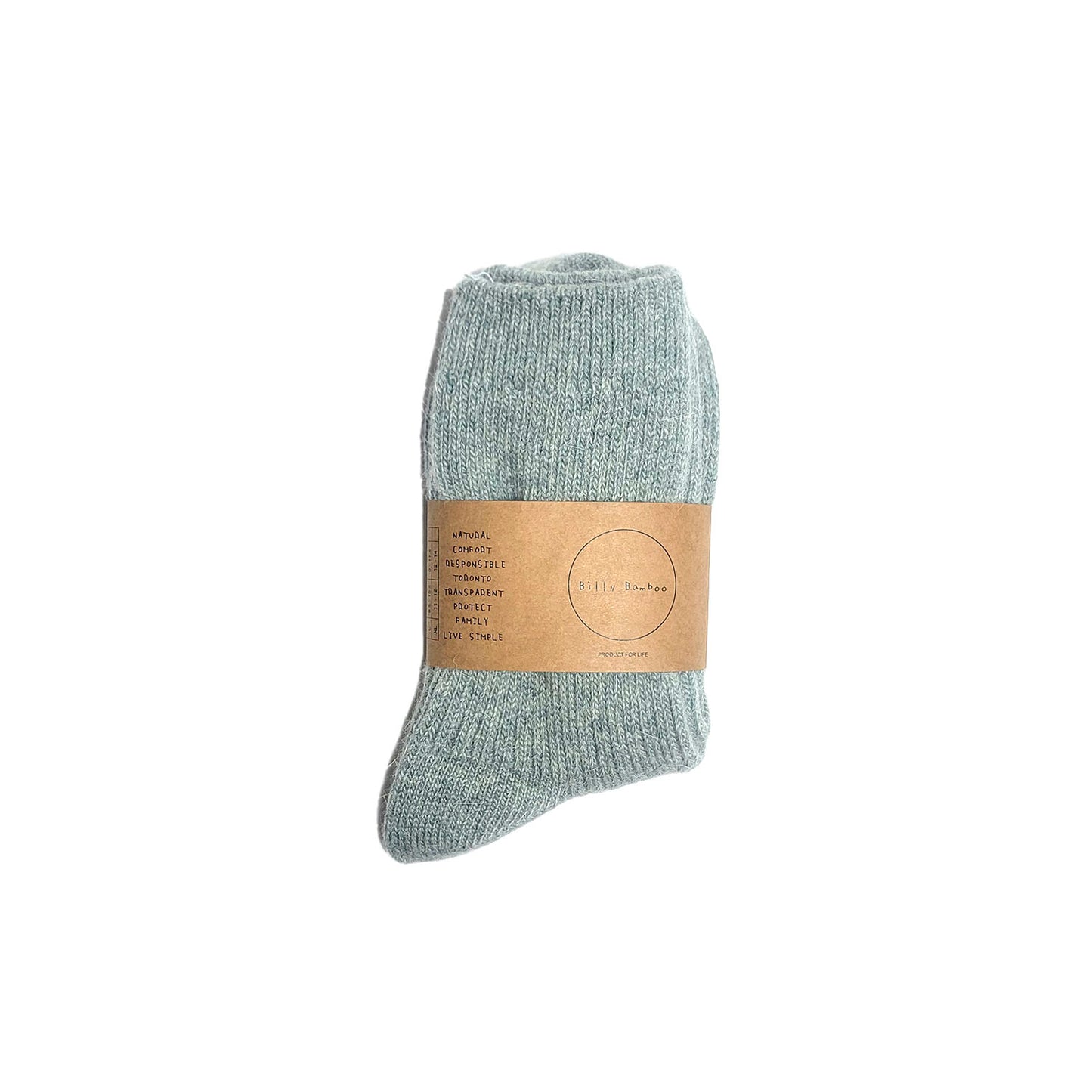 Wool Socks - Dusty Turquoise